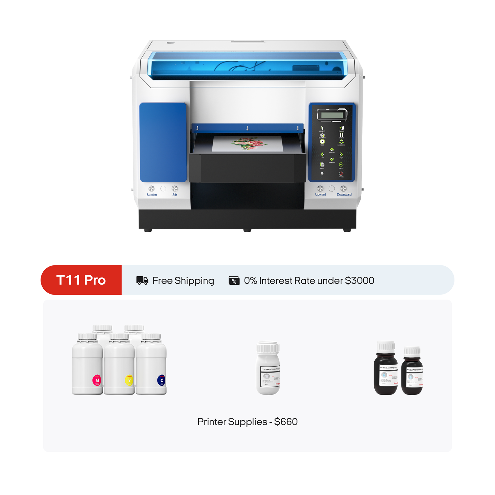 Procolored T11 Pro DTG Printer 11.8" A3 Dual TX800